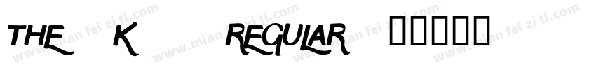 The 2K12 Regular字体转换